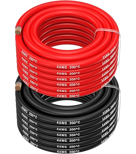 Cavo Batteria EXODA 25 Mm² Rosso, Lungo 5 Metri, In Rame Flessibile H07v K25 Per Impianti Elettrici Auto E Non