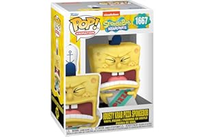 Funko Pop! Plush: Spongebob Squarepants 25th Anniversary - Spongebob with Pizza - Collectable Soft Toy - Birthday Gift Idea - Official Merchandise - Kids and Adults - Ideal for TV Fans