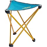 Uquip Leichtgewichtshocker Trinity L - Stabiler Falthocker, 34cm hoch, kleines Packmaß, nur 350g