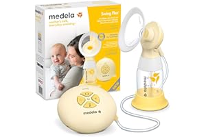 Medela Swing Flex elektrische Milchpumpe – Kompaktes Design – Mit PersonalFit Flex Brusthauben und Medela 2-Phasen-Expression-Technologie