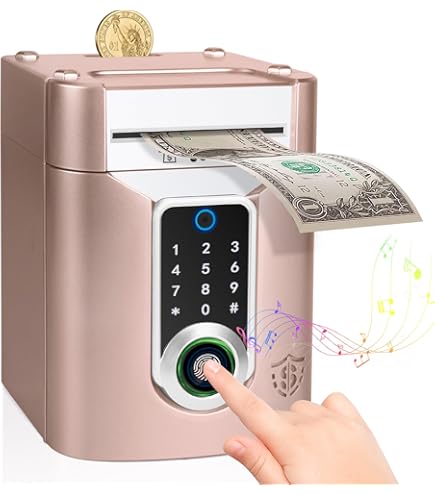 Tirelire électronique Avec Mot De Passe - Simulateur De Distributeur De Billets Pour Enfants, Cadeau éducatif Et Ludique