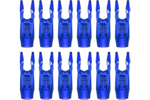 PATIKIL Archery Arrow Nocks, Glue on Arrow Shaft Plastic Nocks Replacement Arrows Tail Accessory for DIY Hunting Compound Bow