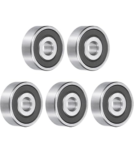 Sourcing Map Kugellager MF106-2RS, 6x10x3 Mm, 5 Stück – Doppelt Abgedichtet, Für Motoren & Geräte