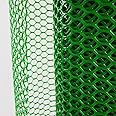 Smart Buy PVC Garden Fencing Net/Mesh (4feet Height/15feet Length) UV Stabilized 800GSM Anti Bird Net Green with Free 1 Cutter,100 PVC Tags