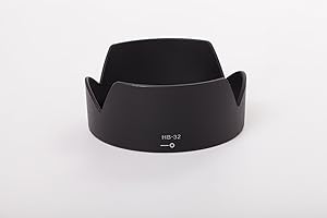 vhbw Pare-Soleil Compatible avec Nikon Nikkor AF-S DX 18-105mm F/3.5-5.6 Ed If VR Objectif 67mm - Cache Noir, Plastique, Tulipe, 8,4 cm