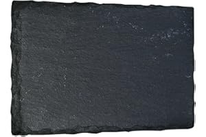 mtb more energy Schiefertafel Schiefer Schild Platte - 20 x 15 cm - rechteckig - DIY - zum selbst Beschriften oder Gravieren für Geschenke, Basteln, Haushalt, Garten