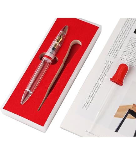 Majohn C4 Eyedropper Fountain Pen Big Size EF/F/M Transparent