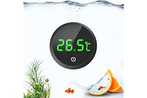 QZQ Fish Tank Thermometer Aquarium Thermometer Digital Wireless Touch Stick LED Display ±1°C for Monitoring The Fish Tank Aquarium Temperature Accessories
