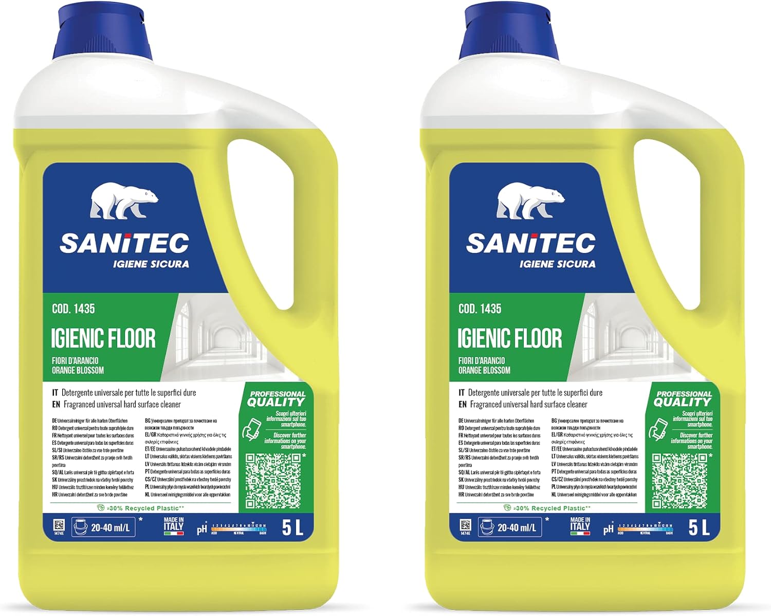Avis d'Expert & Test Approfondi : SANITEC igiene sicura Igienic Floor Detergent (Sélection)