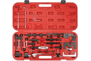 JOMAFA Kit de Herramientas para Calado de distribucion y Ajuste de Correa de Motor Compatible con Aud Volks VAG SKODA Y SEAT Gasolina y diésel