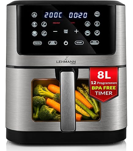 Brabantia Air Fryer, XL, 4 Liter, 1700 Watt, 80ºC to 200ºC, PFAS Free Brabantia Air Fryer, XL, 4 Liter, 1700 Watt, 80ºC to 200ºC, PFAS Free