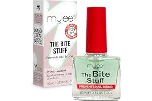MYLEE The Bite Stuff - Stop Biting Your Nails Anti nail polish prevention, For adults & children Clear varnish, Fast and Easy application Water Resistant, 10 ml (Pack of 1)