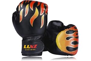 ‎LUNIQUZ Luniquz Kinder Boxhandschuhe, Box-Handschuhe für Kinder von 3-16 Jahre Training Gloves 4OZ 6OZ 8OZ zum MMA, Muay Thai, Kickboxen und Sandsack Sport