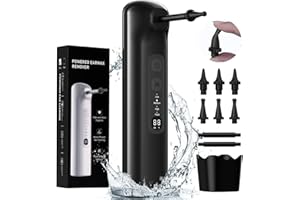 HASSOKON Ear Wax Removal Kit, Ear Cleaner Electric Ear Wax Removal, Ear Syringe Kit for Removing Ear Wax, Ear Cleaner Ear Wax Remover With 4 Cleaning Modes, 6 Disposable Tips, For Adult Kids Ear Wax Remover