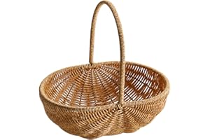 BEAHING Panier en osier, panier tissé, panier en osier
