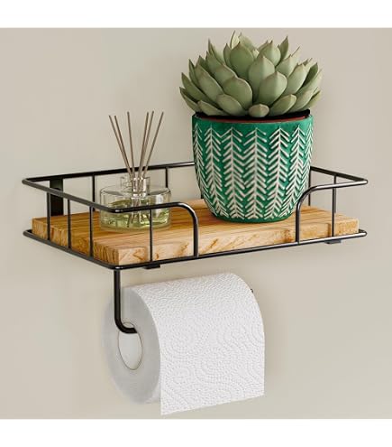 Stainless Steel Paper Towel Holder Under Cabinet - Wall Mount, Black, Self-Adhesive Or Drill