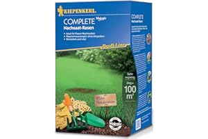 Kiepenkerl Profi-Line Complete Nachsaat-Rasensamen, 2 kg - Schnellkeimend & Hochbelastbar, Qualitätssamen für dichten Rasen