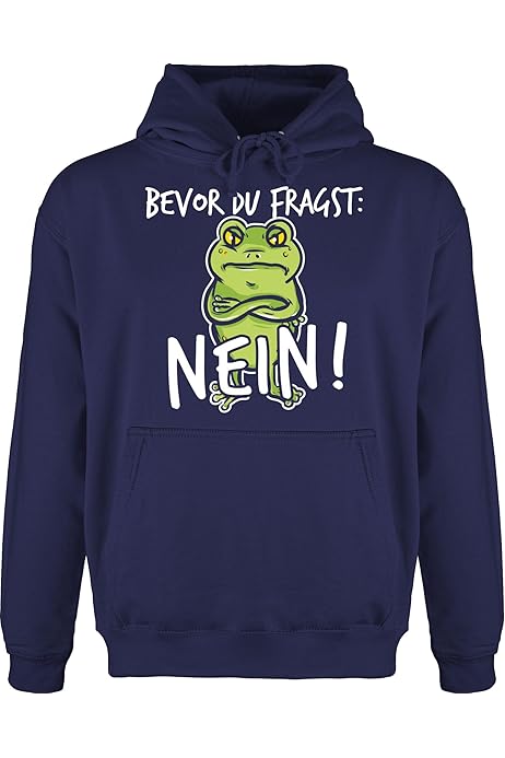 Kleidung Herren Shirtracer Herren Hoodie »Schwarz Ist Bunt Genug