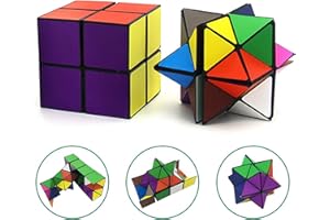 Euclidean Cube Star Cube 2 in 1 Yoshimoto Cube for Kids and Adults, Toy Gifts for Boys and Girls Ages 8-12