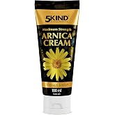 5Kind Arnica Cream for Bruising and Swelling 100ml Maximum Strength | Fast and Intensive Acting Arnica Montana Extract Bruise