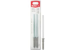 Fischer Reggi Mensola a Scomparsa CPF 10x150 K, per Applicazioni di Mensole, Scaffali e Ripiani su Murature Piene e Semipiene, 2 pezzi, 501635