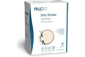 ‎NUPO NUPO® Diet Shakes for Weight Loss, Vegan Gluten Free (Vanilla - 10 Servings) | Delicious Weight Loss Shakes for Women and Men | Slimming Powder | Drinking Meal as Slimming Shake | Meal Replacement