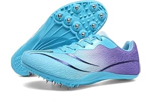 WHLWDH Männer Frauen Laufschuhe Leichtathletik Schuh Nagel Spikes Schuhe Kinder, Track Wettbewerb Jungen für Training Langstreckenlauf
