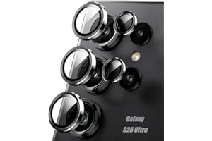 AFENGBOX 2 Set Kameraschutz für Samsung Galaxy S25 Ultra,9H Panzer Schutz Glas Objektivschutz Individuell Linse Schutz,Ultra HD Kratzfest Kamera Schutzfolie für Samsung S 25 Ultra,Schwarz