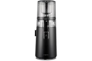 ‎HUROM Hurom H70ST Neuer Slow Juicer | Elektrische Kaltpresse | Entsafter für Gemüse & Obst | 1.8L Kapazität | Automatische Entsaftungsfunktion | BPA-frei | 15 Jahre Garantie | 150W | Mattschwarz