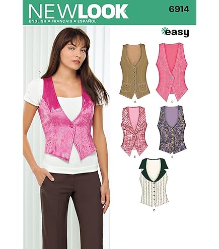 Patron De Couture Burda - Modèle 8300 - Gilet Ou Veste Longue/Mi-longue - Tailles 40 à 52 - Neuf