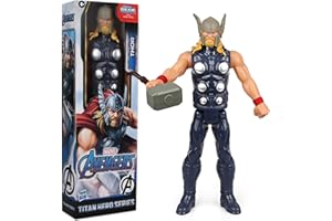 Xingsky Thor Figurines Thor Jouet Mar-vel Aveng-ers 30 cm Jouet Avengers pour enfants à partir de 3 ans