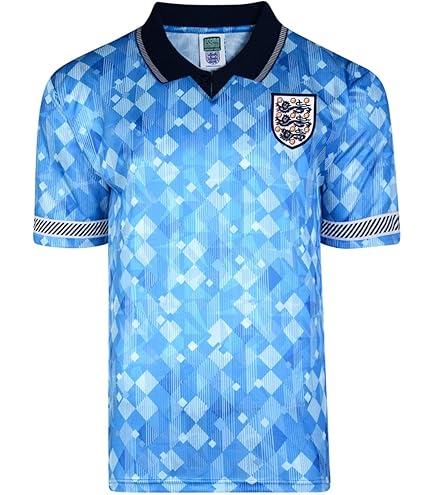 England World Cup ‘82 Shirt England 1982 World Cup Finals Away Retro Shirt Red Medium