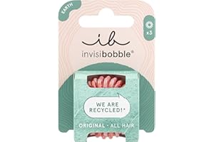 Invisibobble Spiralne gumki do włosów z recyklingu z tworzyw sztucznych Original x3 - Gumki do włosów zrównoważonych - Gumki do włosów damskie - Guma do włosów niemarkowych