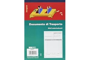 EDIPRO - E5214C - Blocco documento di trasporto 50x2 autoricalcante f.to 14.7x22 cm