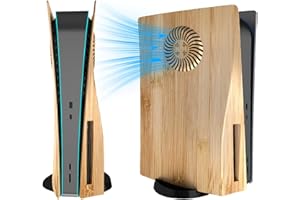 MIIMALL Miimal Kompatybilne z Sony PlayStation 5 etui, wytrzymała obudowa do PS5 Disc Edition, odporna na wstrząsy i zarysowania, wymienna obudowa do konsoli PS5, akcesoria