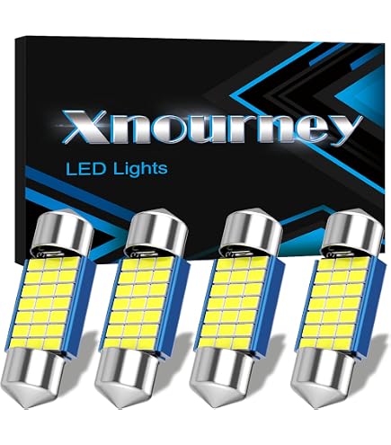 NEOVSUNY Ampoule Navette LED 12 V lumière blanche 41 mm ampoules feston LED Voiture Ampoules intérieures plafonnier pour l'Intérieur de Voiture Plaque Feux de Dôme Coffre d'Immatriculation, 10 pièces