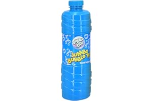 BUBBLEKIDZ BUBBLE KIDZ 1 Litre Bubble Mixture Liquid Solution Refill Bottle with Bubble Wand included