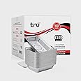 tru® 8389 100pc Aluminium Container 890cc Food Storage Containers with Lids