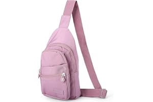 Zuimei Sling Bag Chest Bag for Women Men Waterproof Shoulder Bag Anti Theft Crossbody Bag, One Strap Small Backpack Lightweight Small Rucksack for Travel Hiking