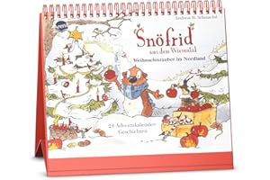 Snöfrid aus dem Wiesental. Weihnachtszauber im Nordland. 24 Adventskalender-Geschichten: Ein Adventskalender zum Aufstellen ab 4 Jahren (Snöfrid aus dem Wiesental zum Vorlesen ab 4 Jahren)