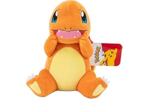 POKÉMON Pokemon Charmander 20,3 cm de Peluche Ultra Suave de Calidad Oficial, Jugar y Mostrar