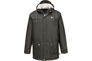 SCHIETWETTER Herren Regenjacke Dampfwalze Daniel, Friesennerz, Winterjacke, Regenmantel, Regenparka, gefüttert, wasserdicht, Winddicht, verschweißte Nähte