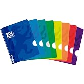 Oxford Notebooks Plastic Cover Pack of 10 A4 48 Smooth Sheets