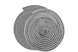 ZOMPAGO 20M Self-Adhesive Brush Weather Stripping, Grey, Door & Window Draft Seal, Insulation Strip, Soundproof, Dustproof, Waterproof, Windproof, for Sliding Doors & Windows (0.9cm W x 0.5cm T)