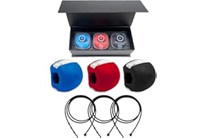 TRADEVIBE Trade vibe Jawline Sculptor for Men and Women - Effective Double Chin Reducer and Neck Exerciser - Achieve Facial Definition - Complete Jaw Trainer Set for Strengthening and Tightening - Pack of 3