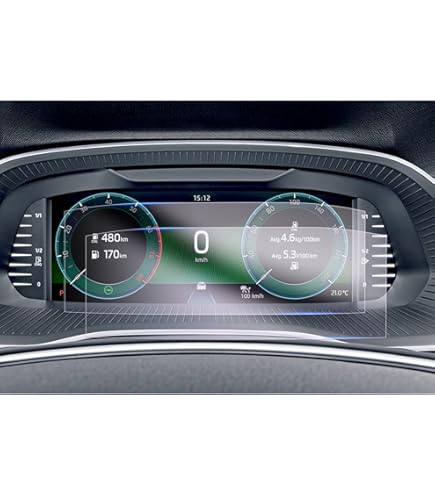 Film Protection écran Verre Trempé 9H Pour Skoda Octavia 4 (2020-2024) - 10 Pouces Columbus, Anti-rayures, Antibactérien, Facile à Poser