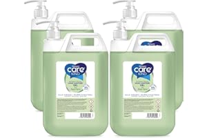 Carekind 70% Hand Sanitiser Gel 5 Litre - with Aloe Vera Extract - Antibacterial Hand sanitizer gel with Medical Grade Alcohol, Kills Viruses & 99.999% of bacteria. With pump dispenser (Pack of 4)