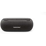 Harman Kardon Luna Bluetooth-Box in Schwarz – Tragbarer, wasserdichter Bluetooth-Lautsprecher – Bis zu 12 Stunden Akkulaufzei