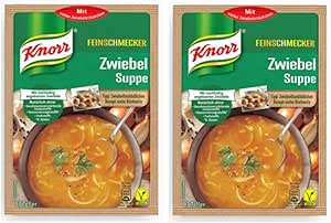 Knorr Onion Soup Gourmet Soup 2 Pack By Knorr Feinschmecker Gourmet Range Of Soups Sold By Helen S Own Knorr Feinschmecker Zwiebel Suppe 2 Packs 3 Portions Each 6 Portions Amazon Co Uk Grocery