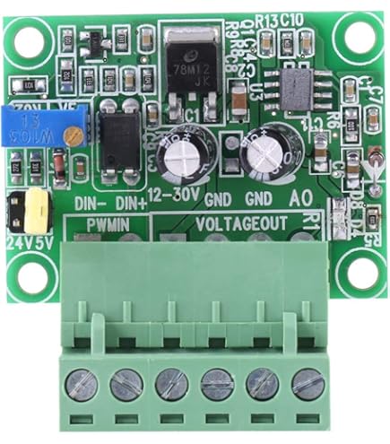 Convertitore PWM A 0-10V Modulo Elettronico - Per PLC, MCU, Segnale Digitale Ad Analogico